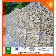 Anping factory galvanized gabion box wire mesh/ stone cages